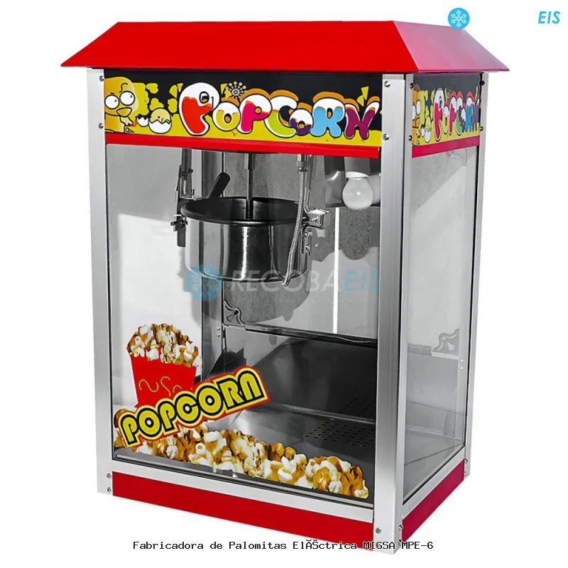 Fabricadora de Palomitas Eléctrica MIGSA MPE-6