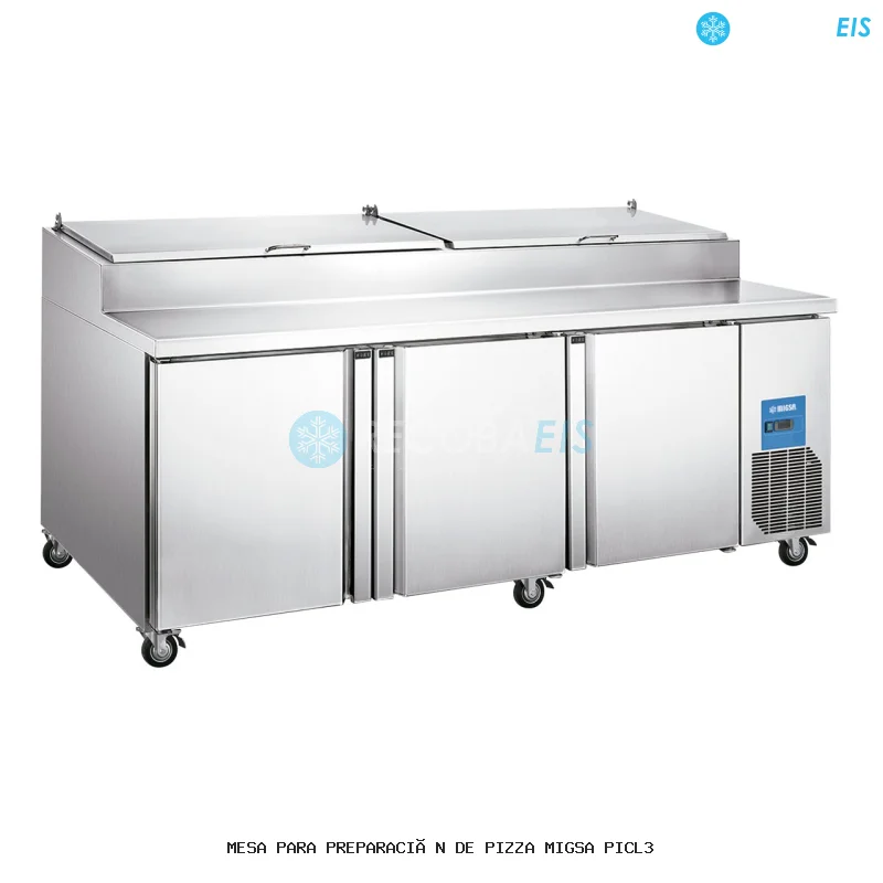 MESA PARA PREPARACIÓN DE PIZZA MIGSA PICL3
