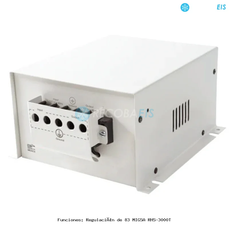 Funciones: Regulación de 83 MIGSA RHS-3000T