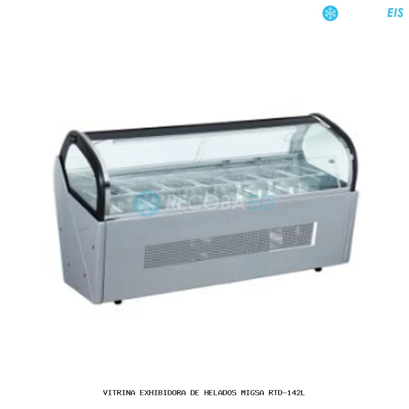 VITRINA EXHIBIDORA DE HELADOS MIGSA RTD-142L