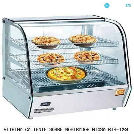VITRINA CALIENTE SOBRE MOSTRADOR MIGSA RTR-120L