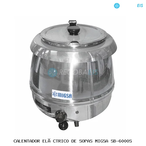 CALENTADOR ELÉCTRICO DE SOPAS MIGSA SB-6000S