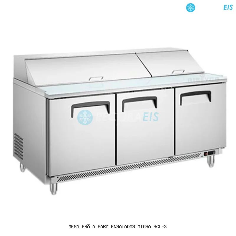 MESA FRÍA PARA ENSALADAS MIGSA SCL-3