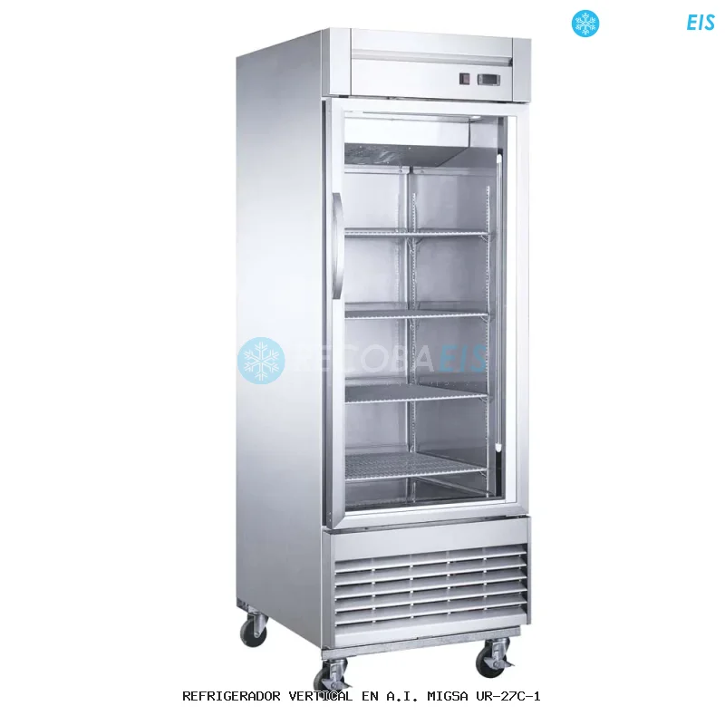 REFRIGERADOR VERTICAL EN A.I. MIGSA UR-27C-1