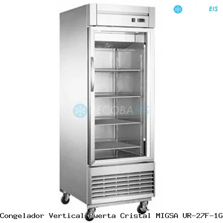 Congelador Vertical Puerta Cristal MIGSA UR-27F-1G