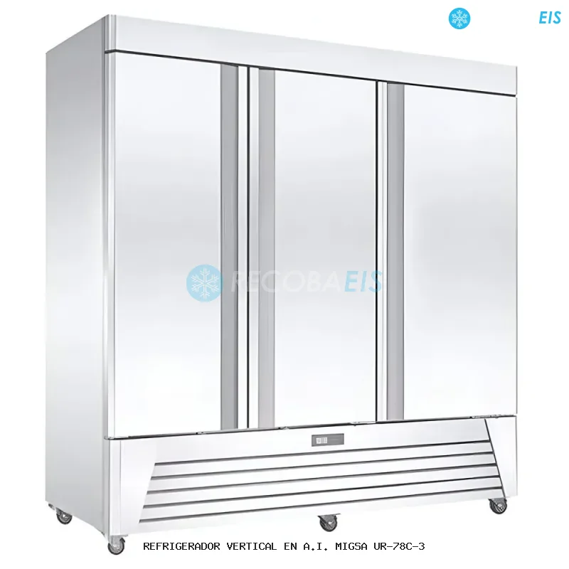 REFRIGERADOR VERTICAL EN A.I. MIGSA UR-78C-3