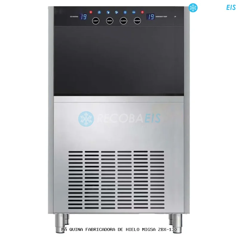 MÁQUINA FABRICADORA DE HIELO MIGSA ZBX-130