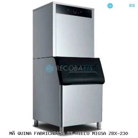 MÁQUINA FABRICADORA DE HIELO MIGSA ZBX-230