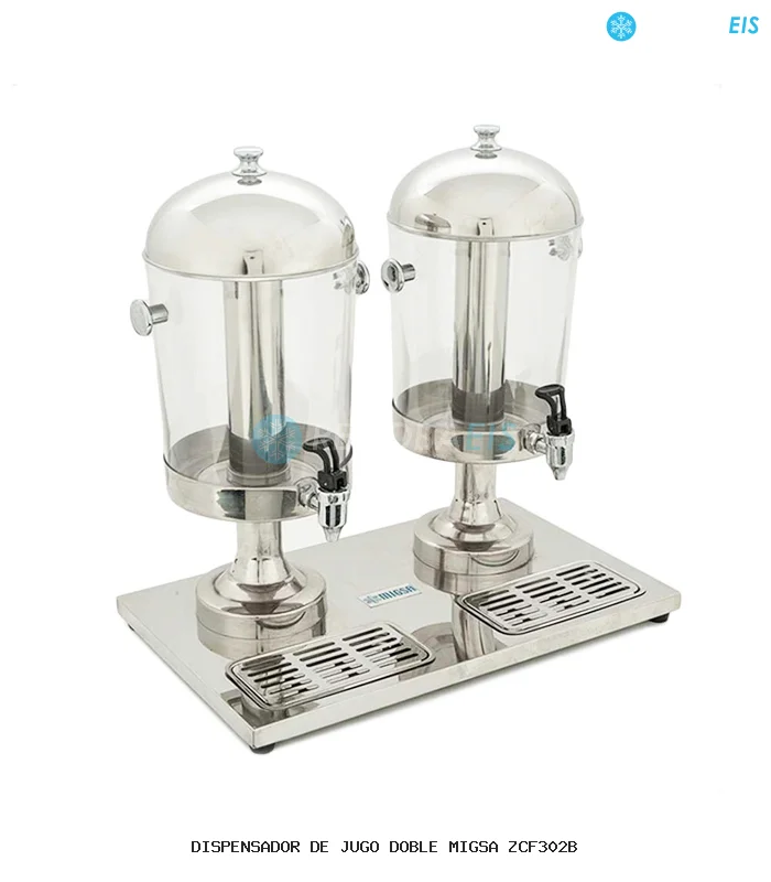 DISPENSADOR DE JUGO DOBLE MIGSA ZCF302B