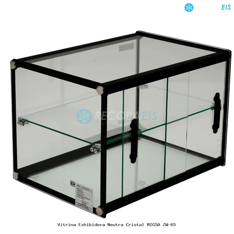 Vitrina Exhibidora Neutra Cristal MIGSA ZW-65